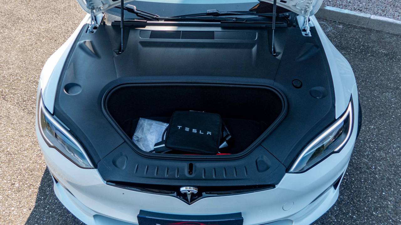 2022 Model S Tri-Motor Plaid AWD Blanc