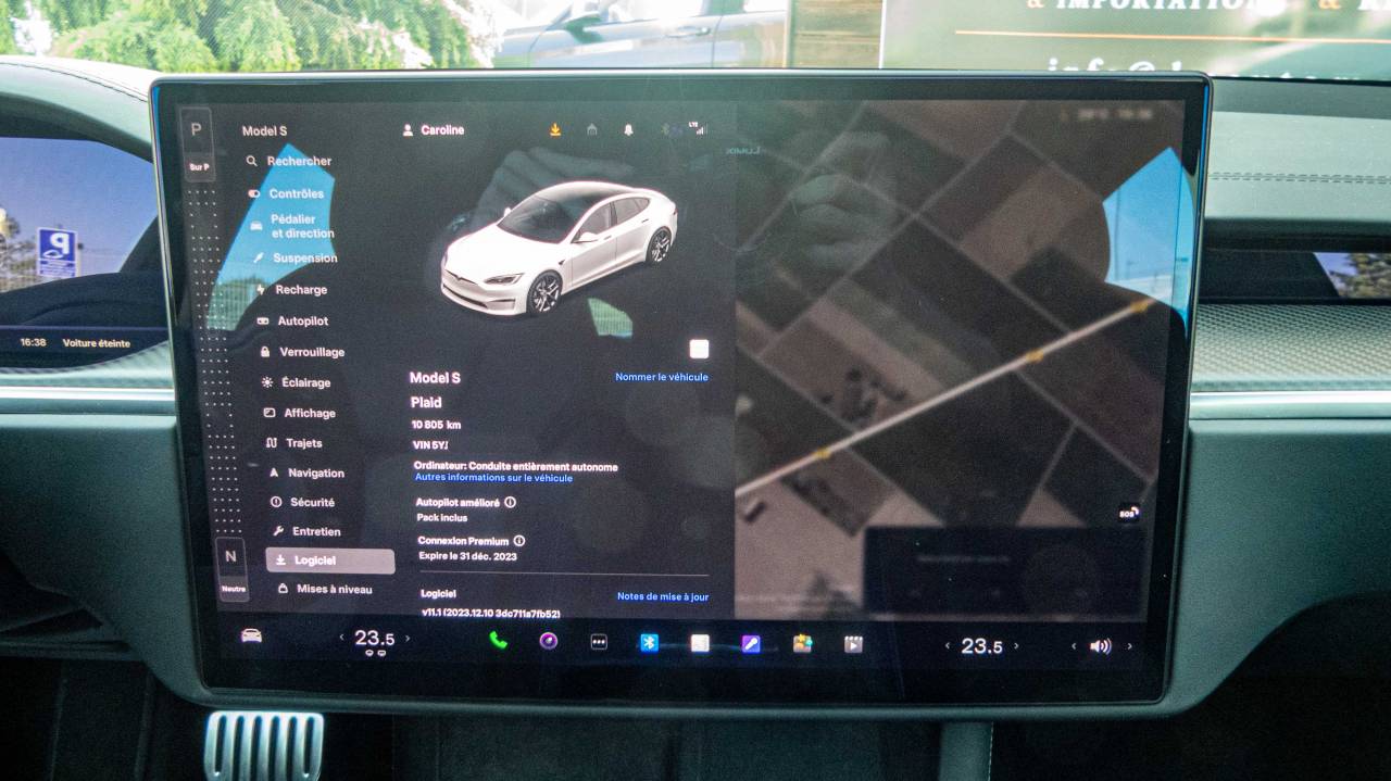2022 Model S Tri-Motor Plaid AWD Blanc