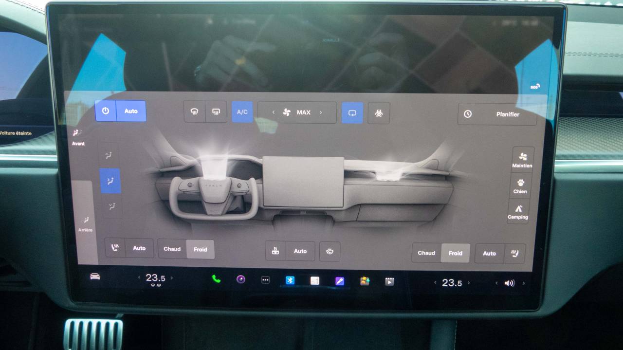 2022 Model S Tri-Motor Plaid AWD Blanc