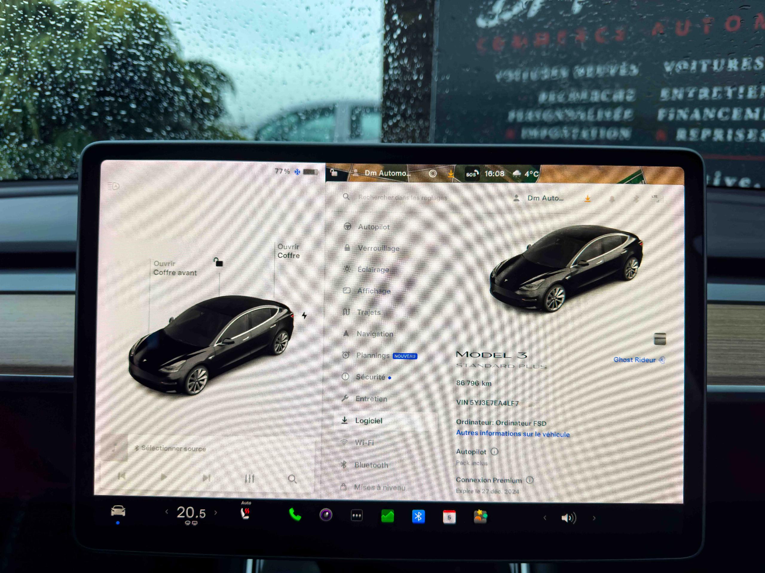 2020 Model 3 Standard RWD Plus Noir