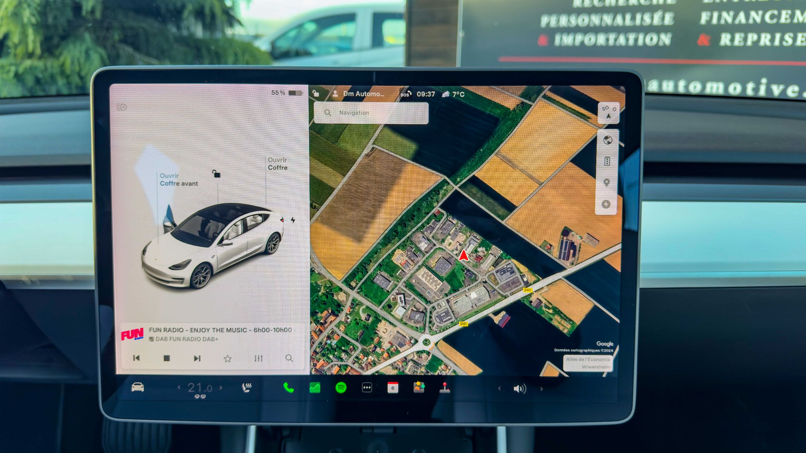 2020 Model 3 Long Range Dual Motor AWD Blanc