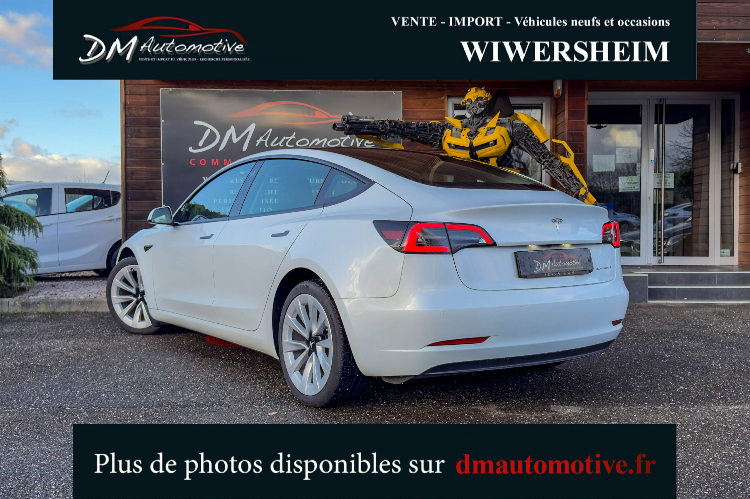 2021 Model 3 Grande Autonomie Dual Motor AWD Blanc