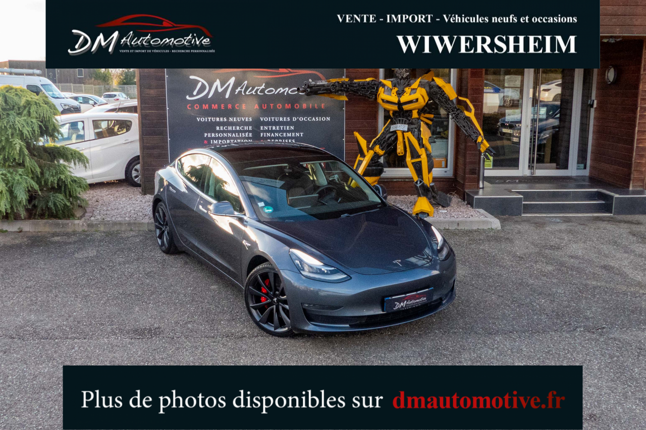 2020 Model 3 Performance with PUP AWD with Upgrade Gris clair