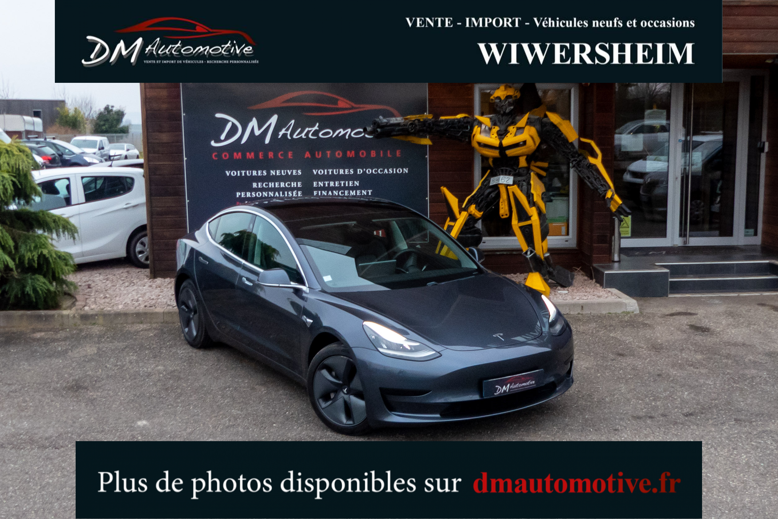 2019 Model 3 Standard RWD Plus Gris foncé