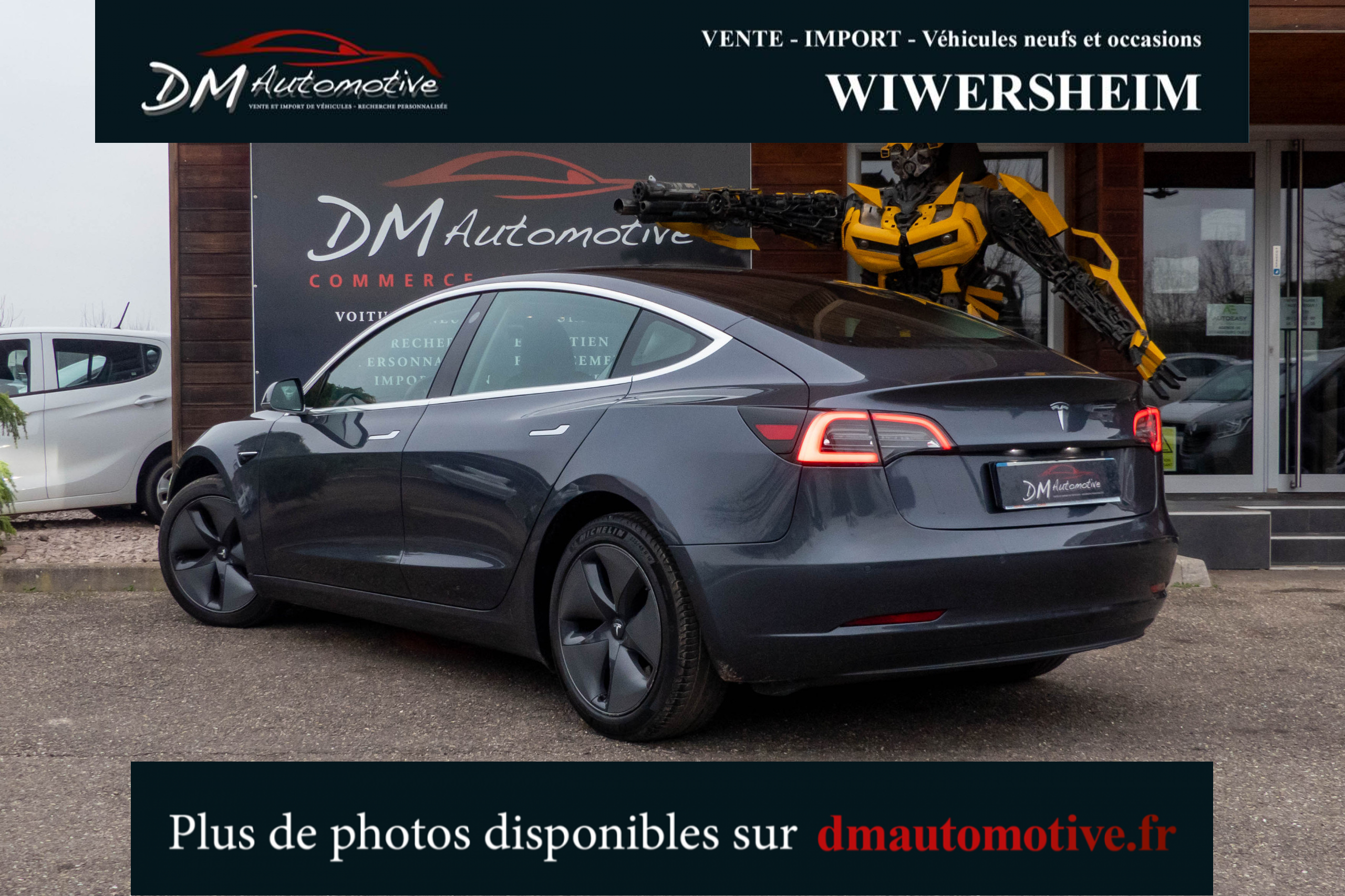 2019 Model 3 Standard RWD Plus Gris foncé