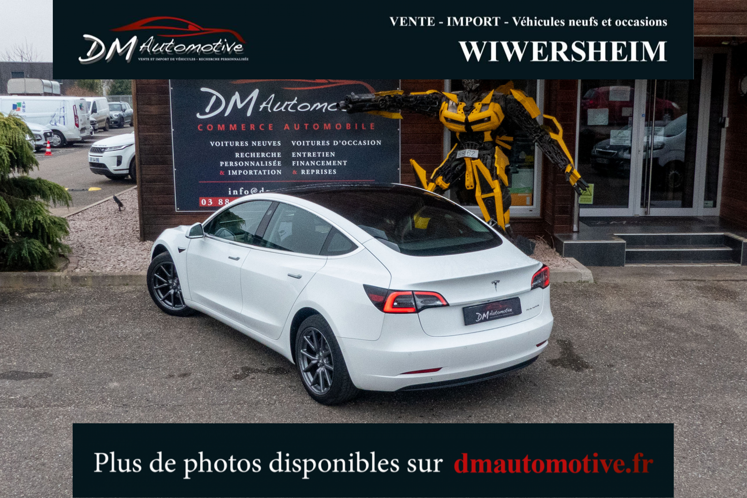 2019 Model 3 Standard RWD Plus Blanc