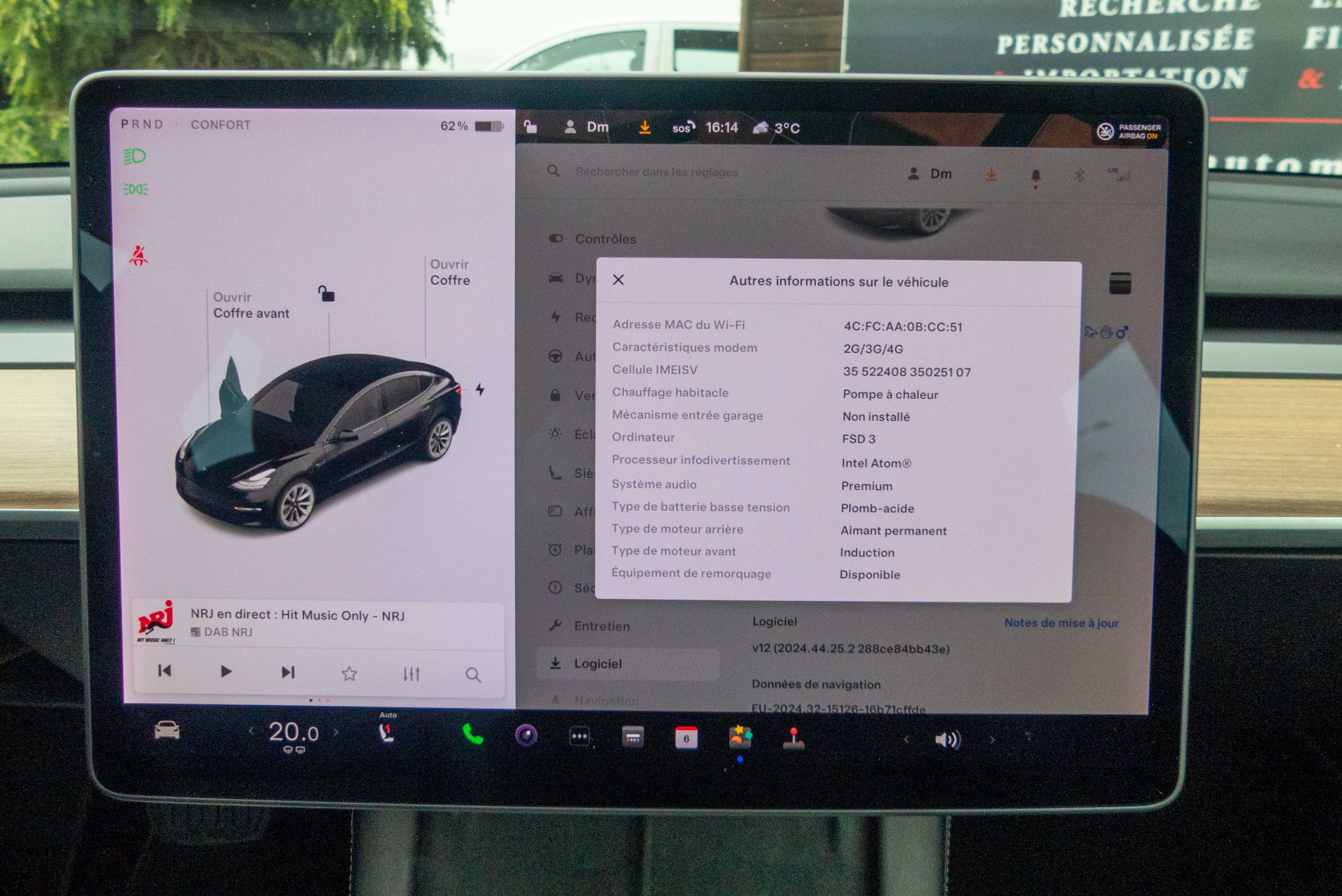 2020 Model 3 Long Range Dual Motor AWD Noir