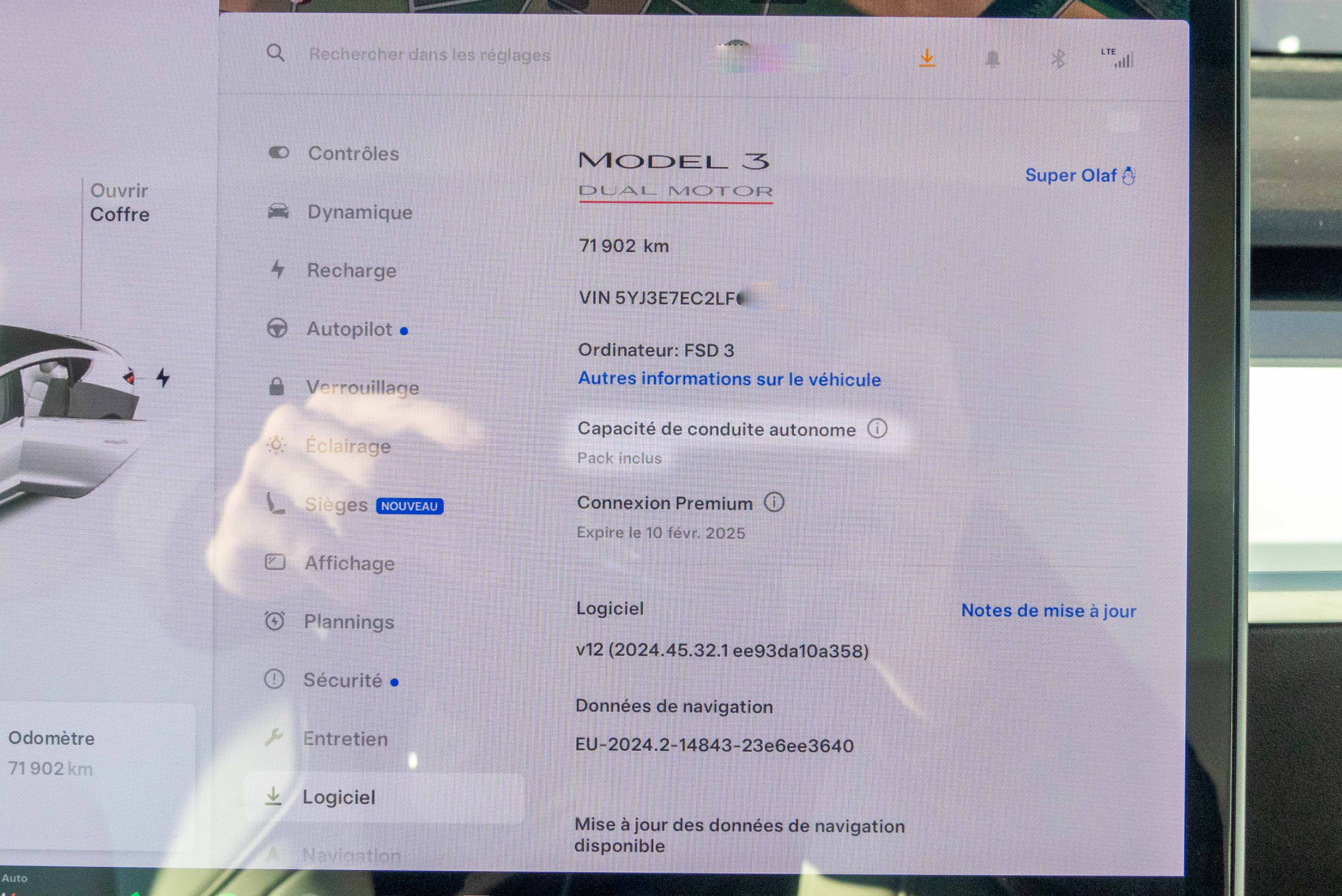 2020 Model 3 Performance with PUP AWD with Upgrade Blanc