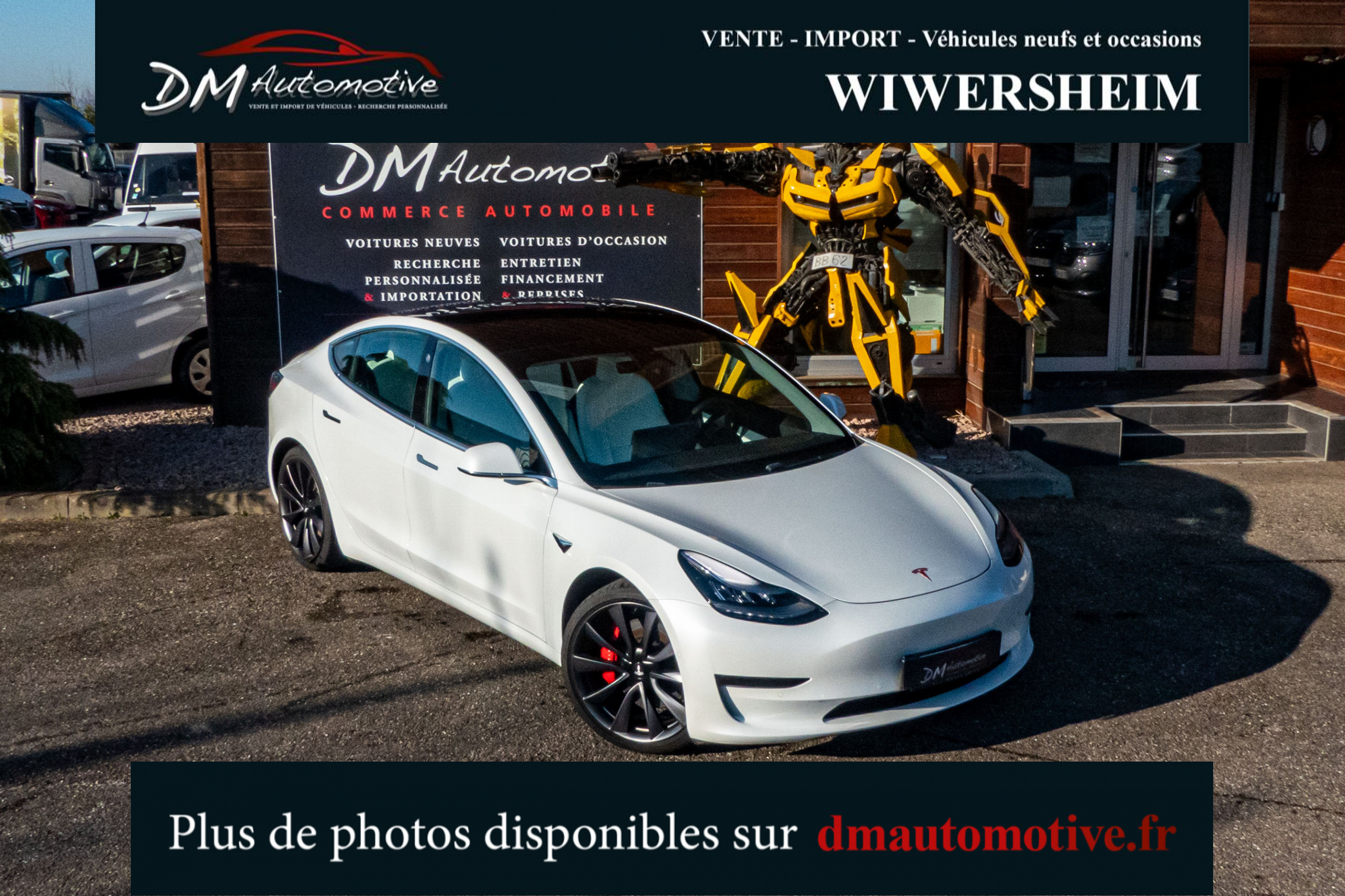 2020 Model 3 Performance with PUP AWD with Upgrade Blanc