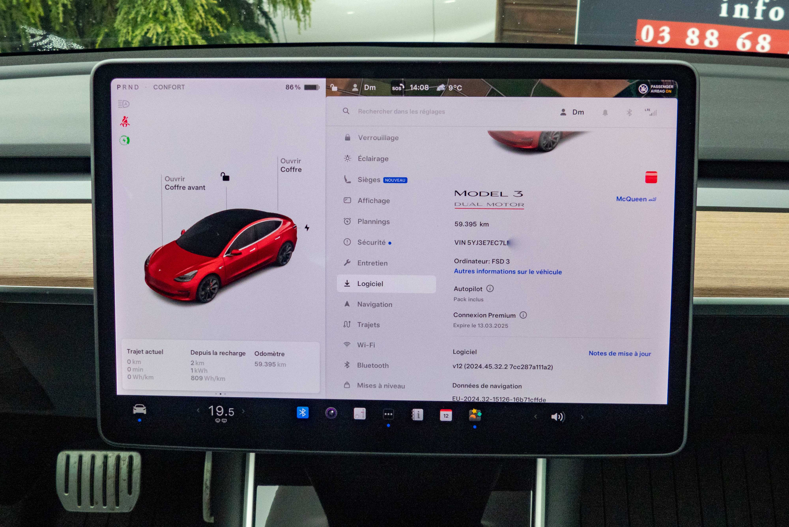 2020 Model 3 Performance with PUP AWD with Upgrade Rouge