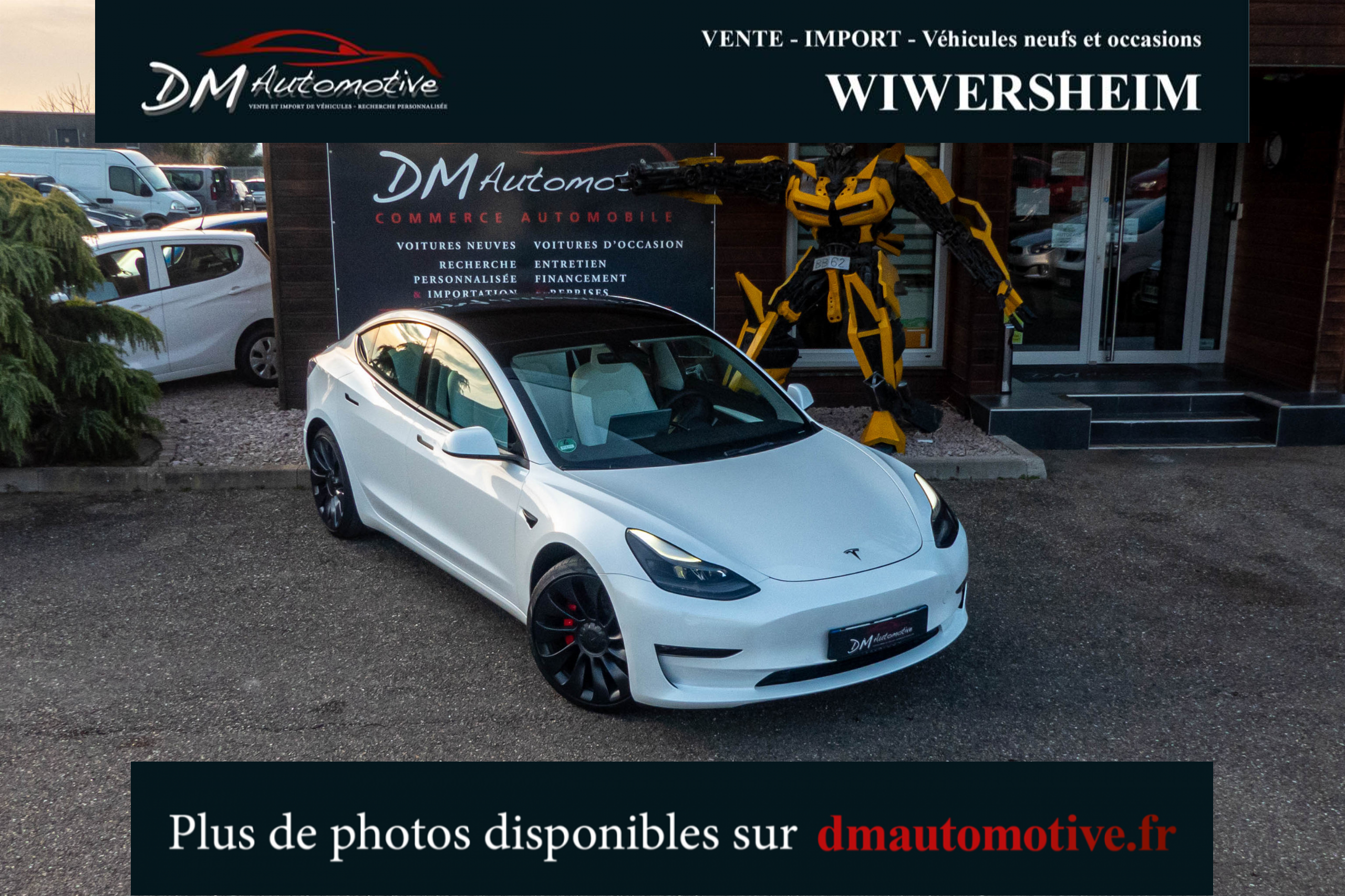 2021 Model 3 Performance AWD Blanc