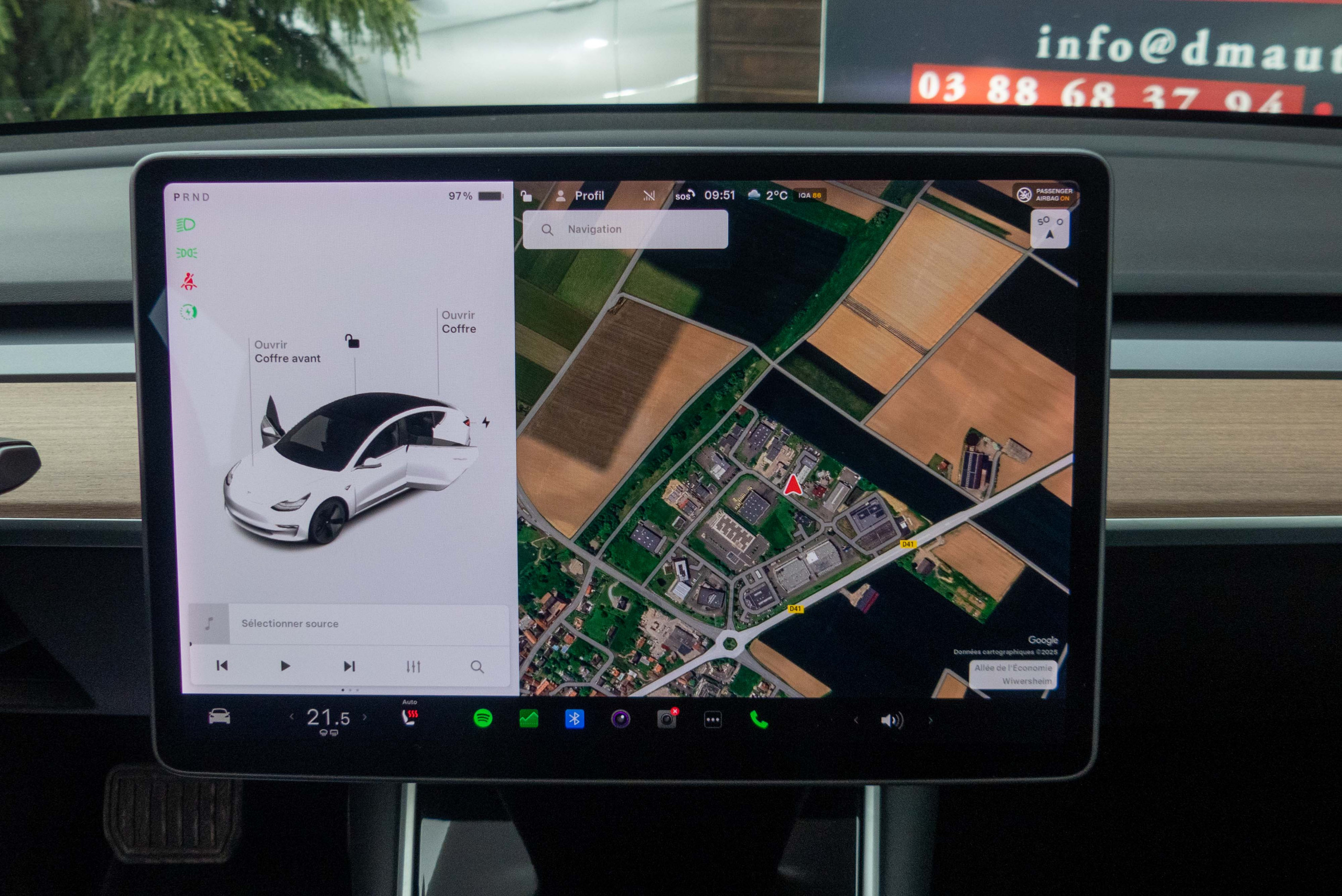 2020 Model 3 Standard RWD Plus Blanc