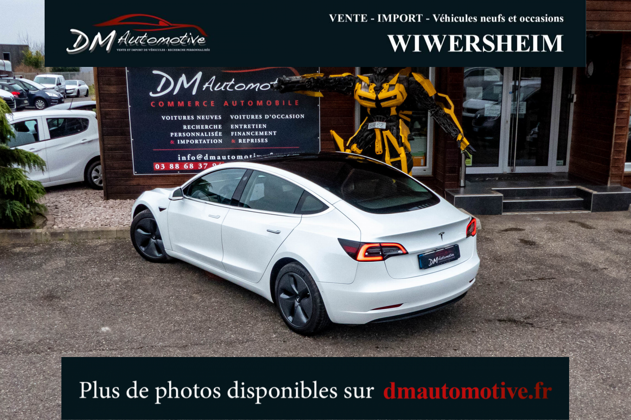 2020 Model 3 Standard RWD Plus Blanc
