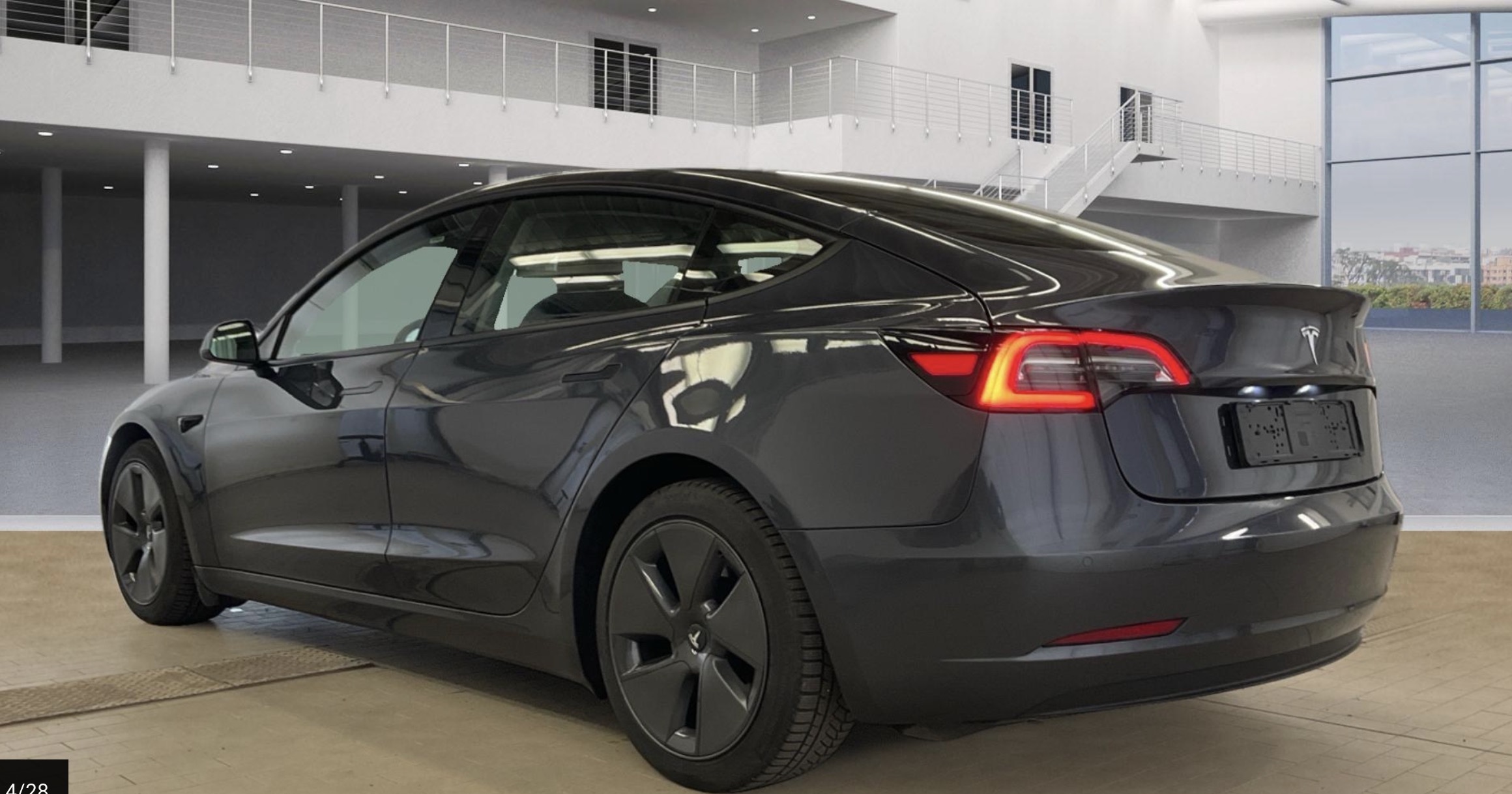 2021 Model 3 Autonomie Standard Plus RWD Gris foncé