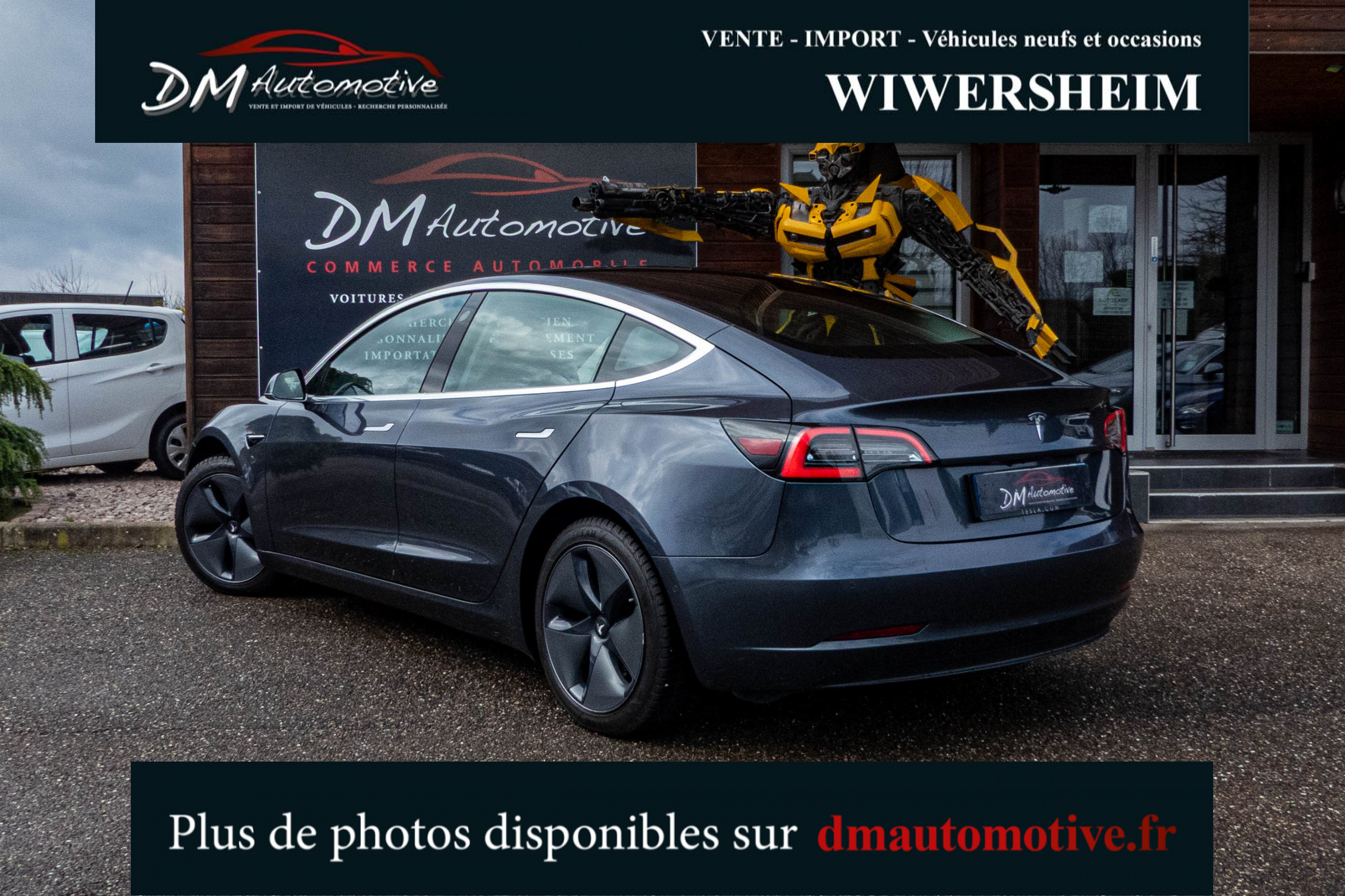 2020 Model 3 Standard RWD Plus Gris foncé