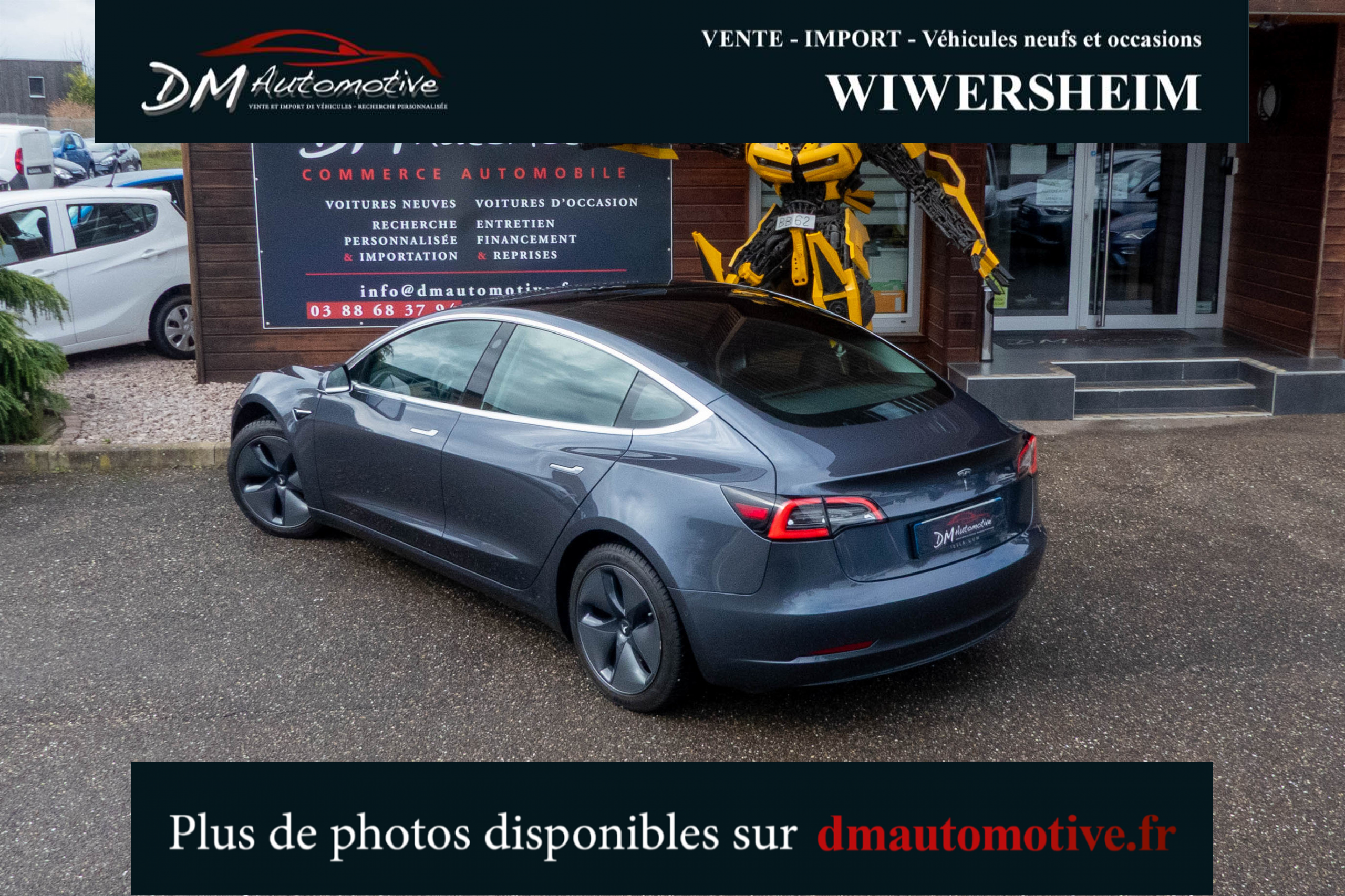 2020 Model 3 Standard RWD Plus Gris foncé