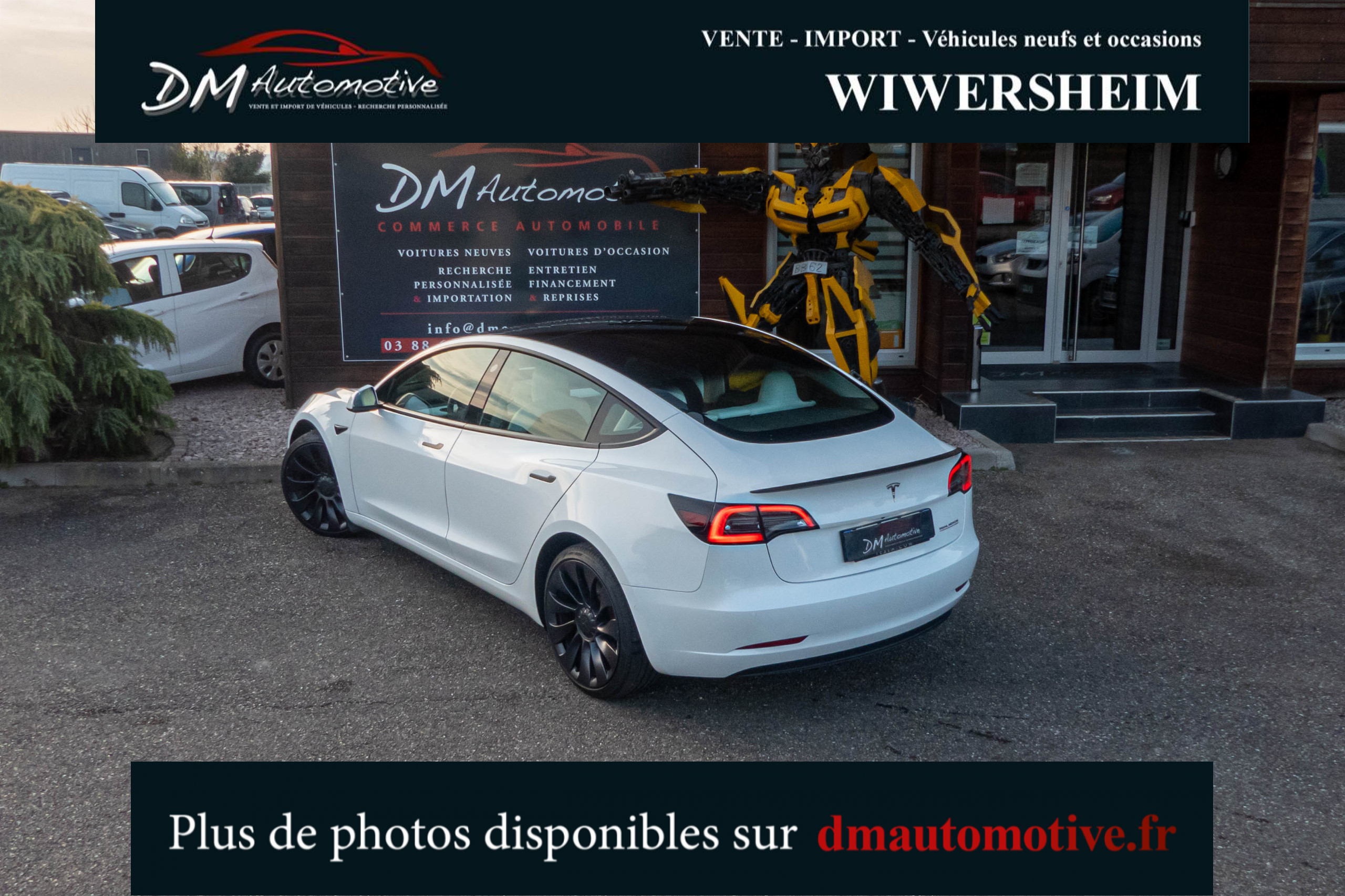 2021 Model 3 Performance AWD Blanc