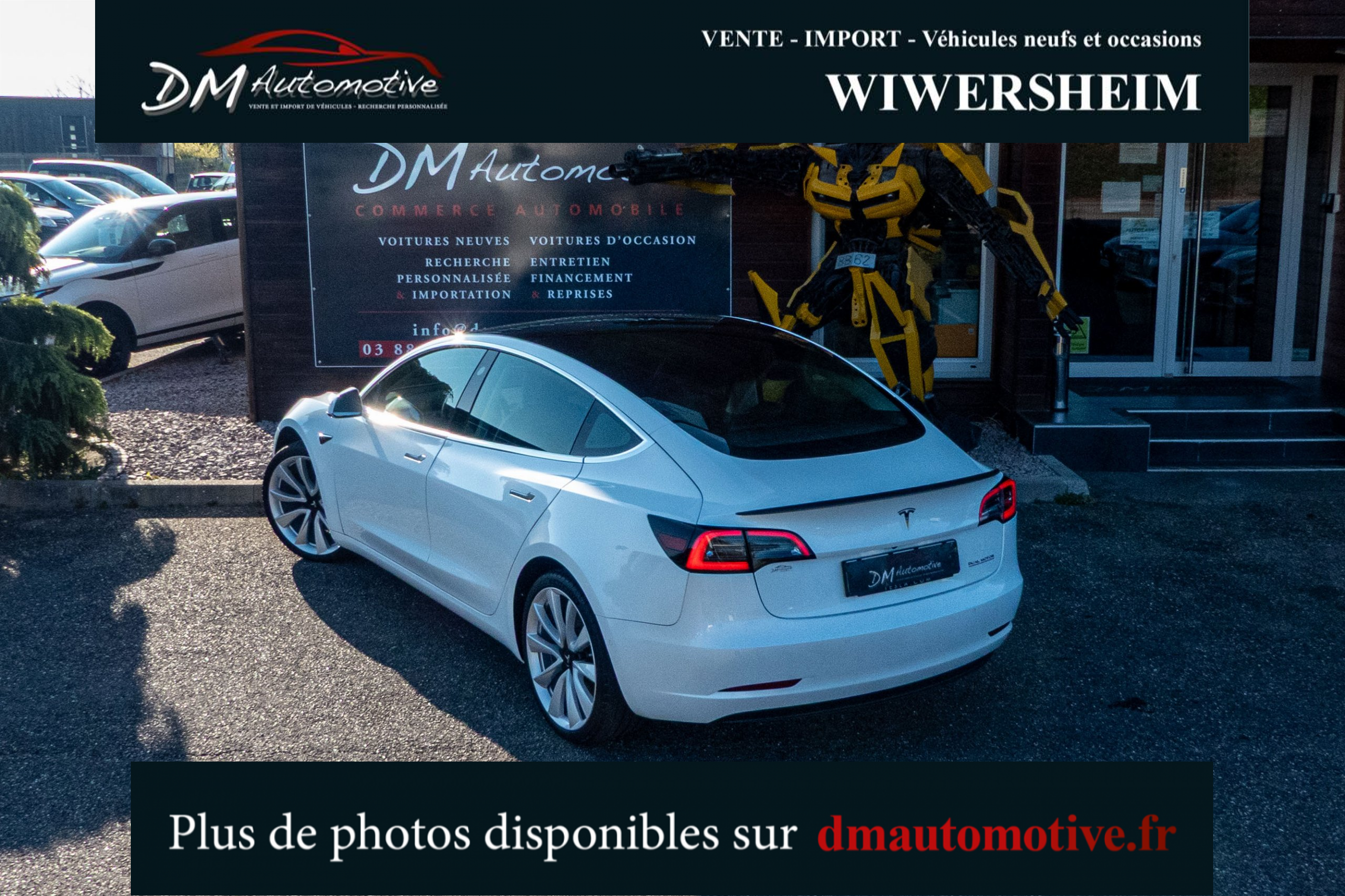 2019 Model 3 Performance Dual Motor AWD Blanc